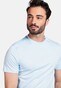 Giordano Luca Uni Color Soft Liquid Cotton Crew Neck T-Shirt Licht Blauw