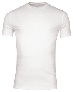 Giordano Luca Uni Color Soft Liquid Cotton Crew Neck T-Shirt Wit