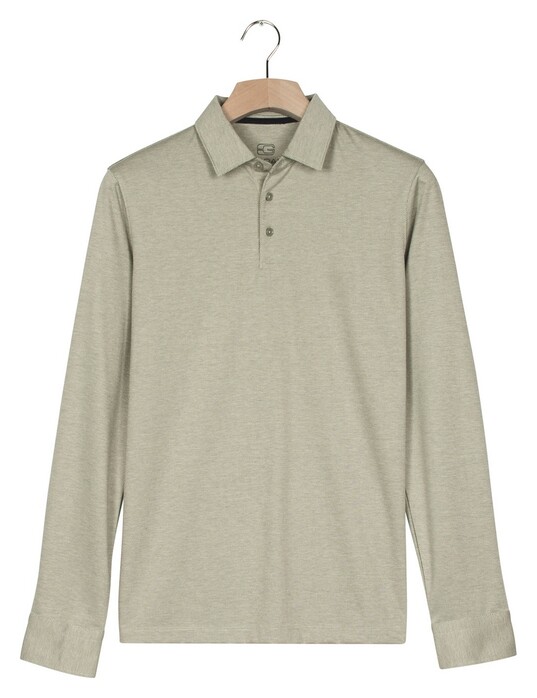 Giordano Luke Uni Color Dobby Knit Jersey Poloshirt Green