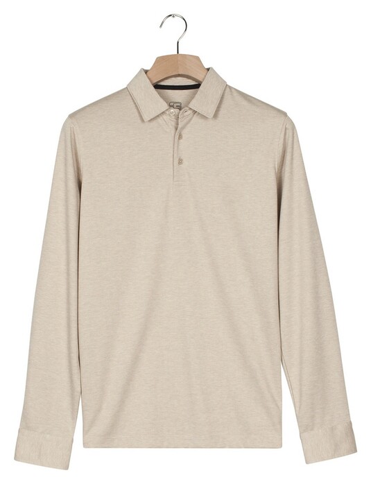 Giordano Luke Uni Color Dobby Knit Jersey Poloshirt Kitt