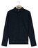 Giordano Luke Uni Color Dobby Knit Jersey Poloshirt Navy