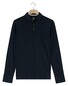 Giordano Luke Uni Color Dobby Knit Jersey Poloshirt Navy