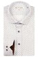 Giordano Maggiore Abstract Graphic Star Circle Pattern Overhemd Donker Bruin