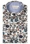 Giordano Maggiore Allover Flower Fantasy Semi Cutaway Collar Overhemd Bright White-Multi