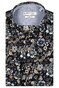 Giordano Maggiore Allover Flower Fantasy Semi Cutaway Collar Overhemd Navy-Multi
