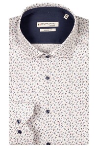 Giordano Maggiore Allover Mini Flowers Overhemd Bright White-Multi