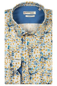 Giordano Maggiore Allover Mini Flowers Shirt Light Blue-Multi