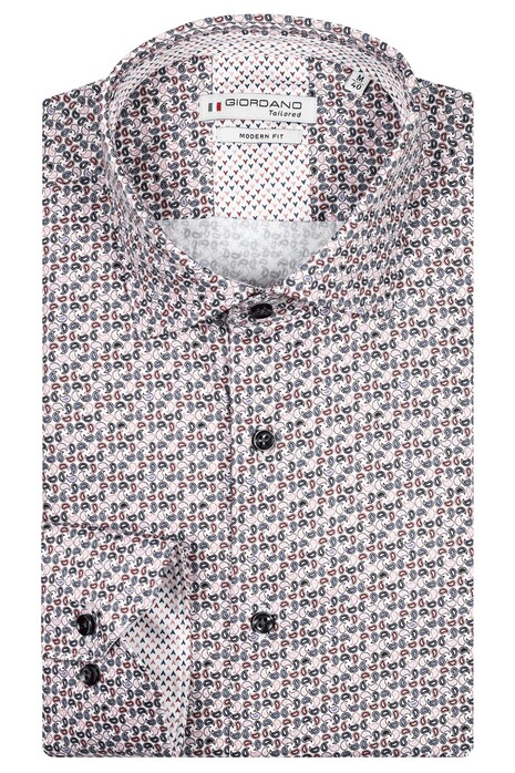 Giordano Maggiore Allover Mini Paisley Overhemd Cerise