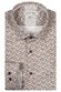 Giordano Maggiore Allover Mini Paisley Overhemd Donker Bruin