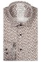 Giordano Maggiore Allover Mini Paisley Overhemd Donker Bruin