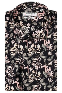 Giordano Maggiore Colorful Flowers Overhemd Zwart-Multi