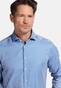 Giordano Maggiore Diagonal Stripe Double Twill Two-Ply Cotton Overhemd Bright Cobalt