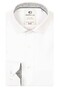 Giordano Maggiore Diagonal Stripe Double Twill Two-Ply Cotton Overhemd Wit