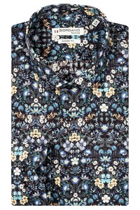 Giordano Maggiore Fancy Flowers Overhemd Donker Navy-Multi