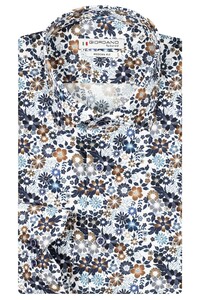 Giordano Maggiore Fantasy Floral Pattern Overhemd Dark Navy-Beige