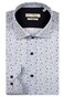 Giordano Maggiore Fine Twill Allover Graphic Pattern Overhemd Blauw