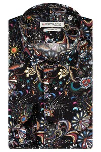 Giordano Maggiore Graphic Fantasy Overhemd Zwart-Multi