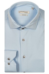 Giordano Maggiore Jersey Liquid Cotton Overhemd Soft Blue