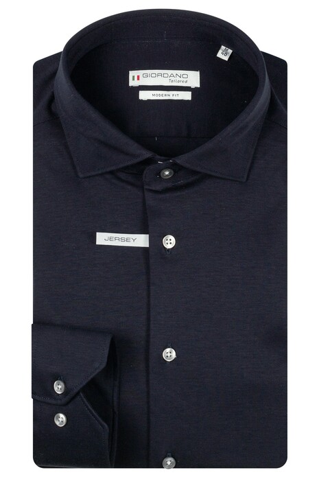Giordano Maggiore Jersey Liquid Cotton Shirt Navy