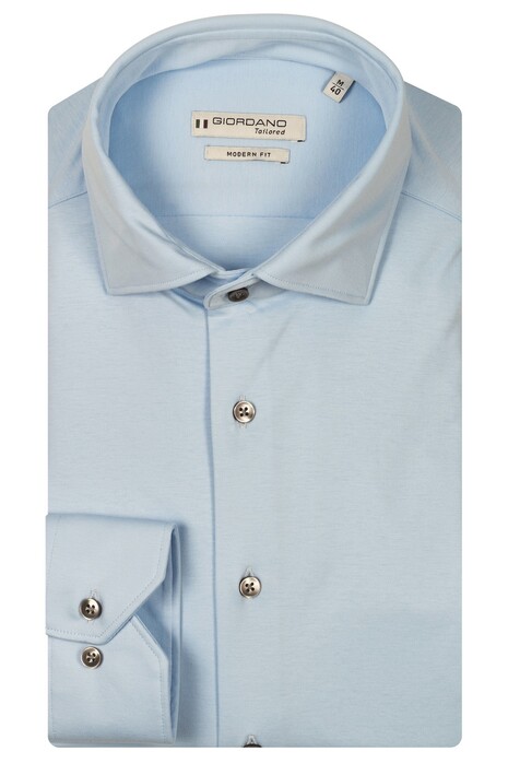 Giordano Maggiore Jersey Liquid Cotton Shirt Soft Blue