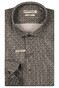 Giordano Maggiore Mini Abstract Pattern Subtle Stretch Overhemd Licht Grijs
