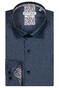 Giordano Maggiore Plain Twill Subtle Contrast Overhemd Blauw