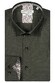 Giordano Maggiore Plain Twill Subtle Contrast Overhemd Donker Groen