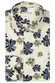 Giordano Maggiore Poplin Flower Stripes Fantasy Semi Cutaway Collar Overhemd Apple Green-Multi