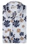 Giordano Maggiore Poplin Flower Stripes Fantasy Semi Cutaway Collar Overhemd Navy-Multi