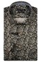 Giordano Maggiore Satin Stretch Allover Flower Pattern Shirt Green-Multi