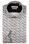 Giordano Maggiore Satin Stretch Graphic Pattern Shirt Blue-Multi