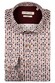 Giordano Maggiore Satin Stretch Graphic Pattern Shirt Deep Mauve-Multi