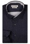 Giordano Maggiore Satin Subtle Stretch Mini Graphic Overhemd Pastel Blue-Multi