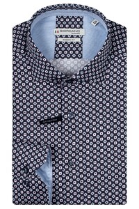 Giordano Maggiore Semi Cutawa Allover Graphic Pattern Overhemd Cerise-Multi