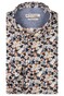 Giordano Maggiore Semi Cutaway Collar Flower Pattern Overhemd Navy-Multi