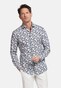 Giordano Maggiore Semi Cutaway Collar Flower Pattern Overhemd Navy-Multi