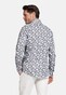 Giordano Maggiore Semi Cutaway Collar Flower Pattern Overhemd Navy-Multi