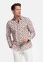 Giordano Maggiore Semi Cutaway Collar Flower Pattern Overhemd Rood-Multi