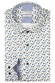Giordano Maggiore Semi Cutaway Collar Small Graphic Flowers Pattern Overhemd Apple Green-Multi