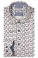 Giordano Maggiore Semi Cutaway Collar Small Graphic Flowers Pattern Overhemd Rood-Multi
