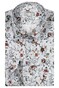 Giordano Maggiore Semi Cutaway Fantasy Drinks Overhemd Lichtgrijs-Multi