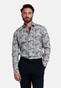 Giordano Maggiore Semi Cutaway Luxury Flower Pattern Overhemd Navy-Multi