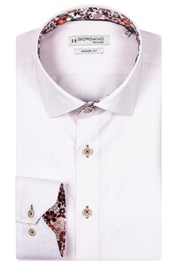 Giordano Maggiore Semi Cutaway Luxury Weave Overhemd Licht Roze