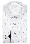Giordano Maggiore Semi Cutaway Satin Penguin Stripe Fantasy Shirt Soft Grey