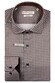 Giordano Maggiore Semi Cutaway Satin Stretch Graphic Pattern Overhemd Donker Bruin