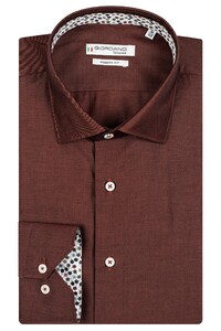 Giordano Maggiore Semi Cutaway Two-Tone Twill Shirt Dark Gold