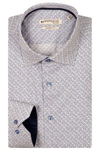 Giordano Maggiore Twill Mini Fantasy Pattern Shirt Bright White-Multi