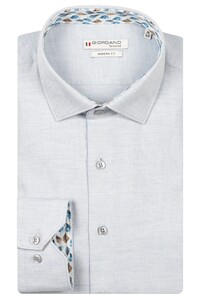Giordano Maggiore Wooltouch Mélange Flanel Twill Overhemd Soft Blue