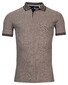 Giordano Nico Signature Polo Piqué Subtle Mélange Taupe