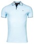 Giordano Nico Signature Two-Ply Supima Cotton Piqué Tipping Detail Polo Delft Blue